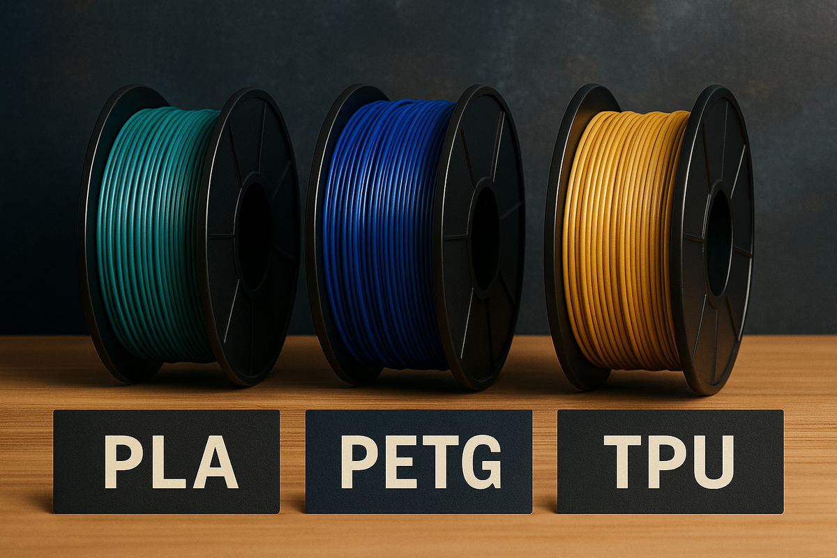 The Best Filament Types for Different Projects: PLA, PETG, TPU Explained